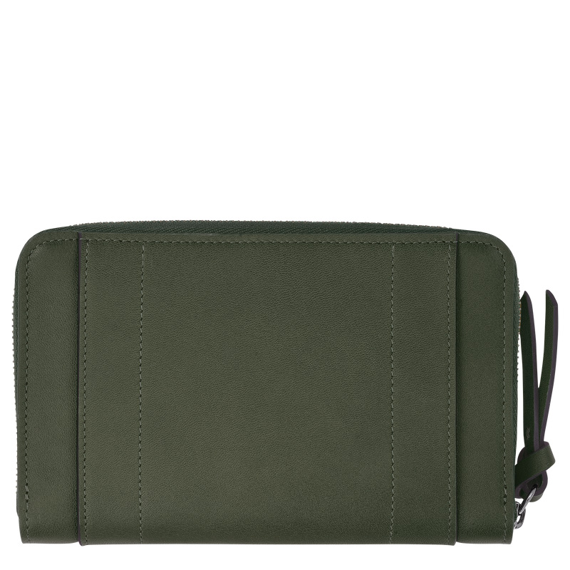 Carteiras Longchamp 3D Wallet Feminino Caqui | LC-ZKUH4000