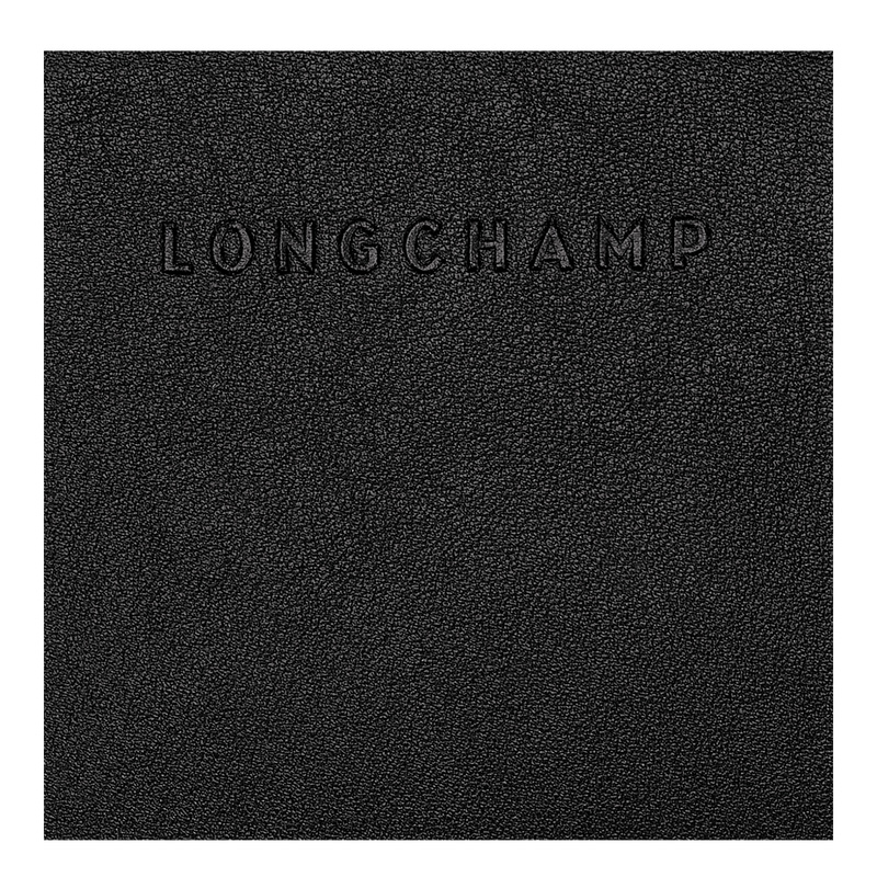 Carteiras Longchamp 3D Wallet Feminino Pretas | LC-XPOR4549