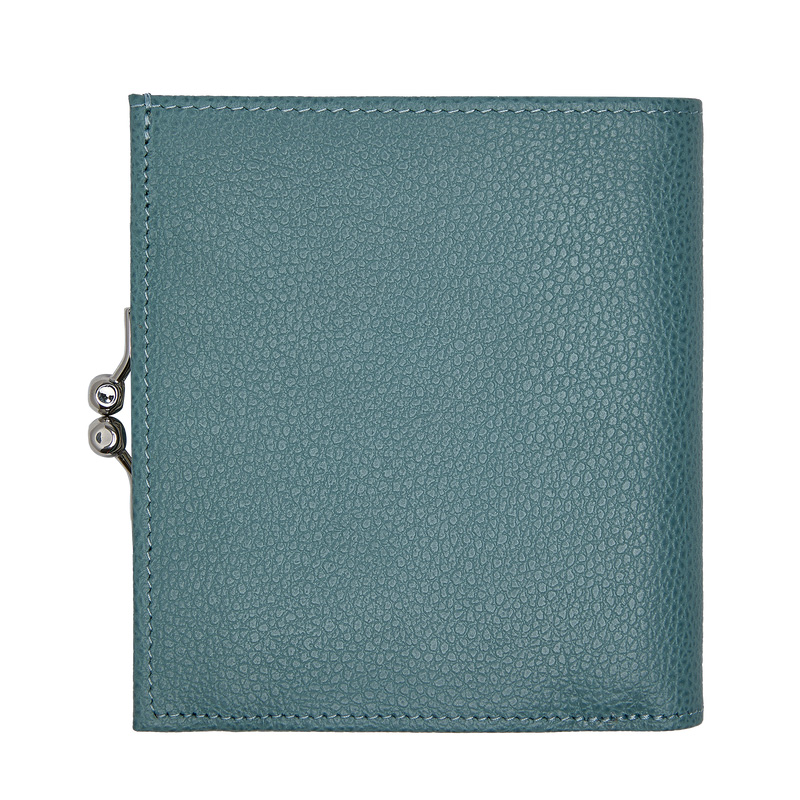 Carteiras Longchamp Le Foulonné Compact wallet Feminino Eucalyptus | LC-MWER5985