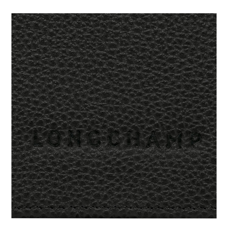 Carteiras Longchamp Le Foulonné Continental wallet Feminino Pretas | LC-XSGH2519