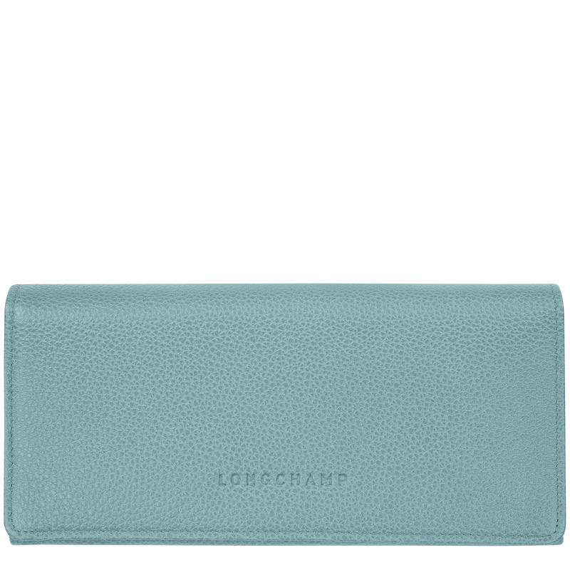 Carteiras Longchamp Le Foulonné Continental wallet Feminino Eucalyptus | LC-AWAW9622