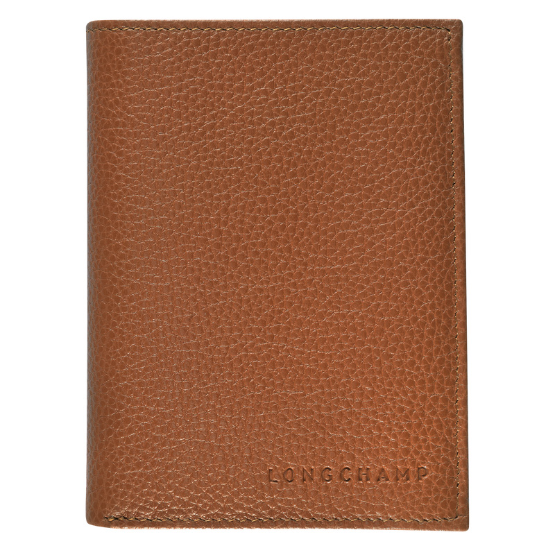 Carteiras Longchamp Le Foulonné Wallet Feminino Caramel | LC-CZIL3753