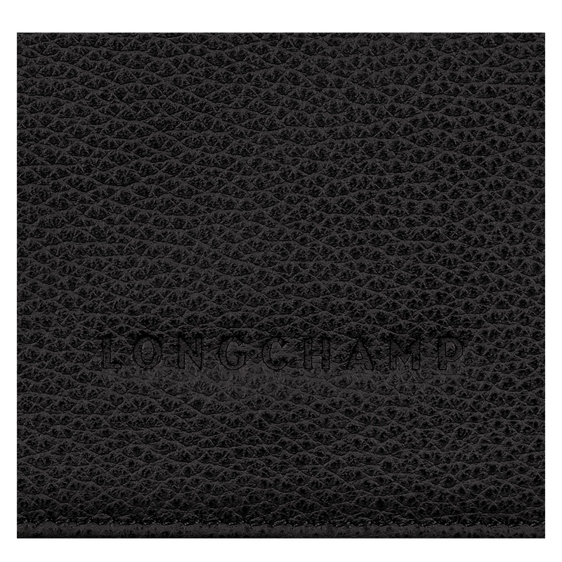 Carteiras Longchamp Le Foulonné Wallet Feminino Pretas | LC-EFIG4339