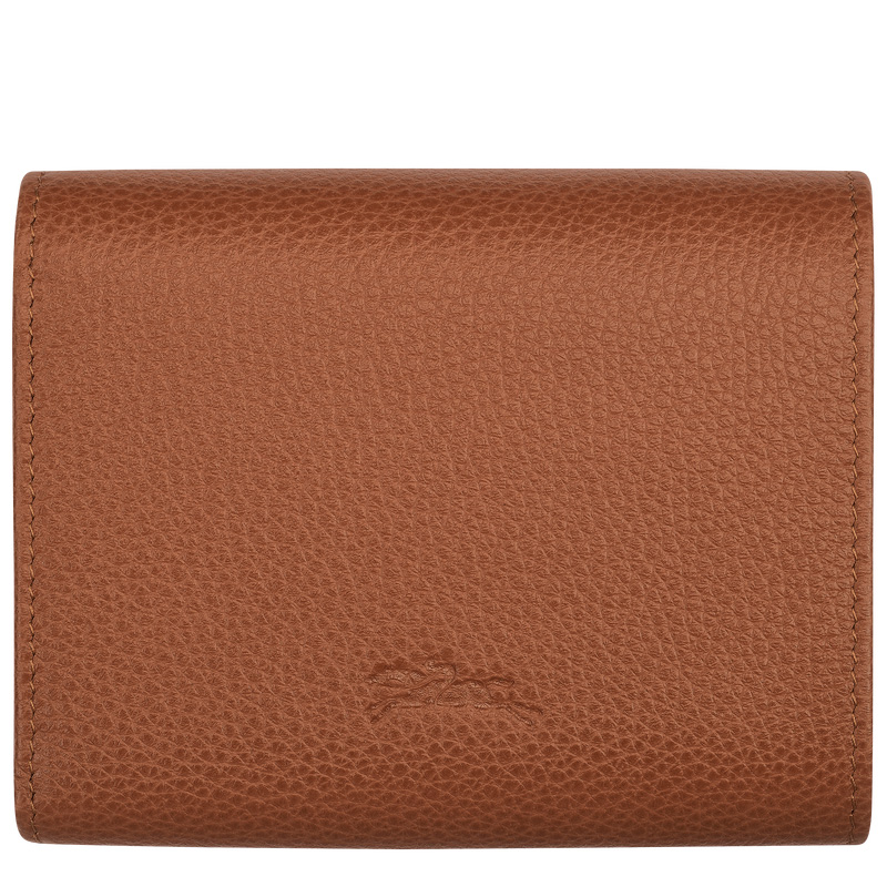 Carteiras Longchamp Le Foulonné Wallet Feminino Caramel | LC-KHEC7280