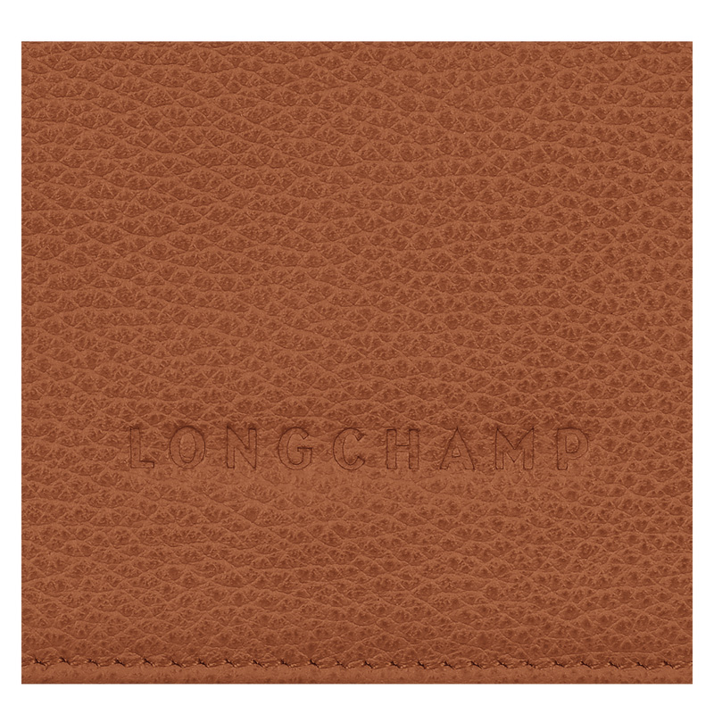 Carteiras Longchamp Le Foulonné Wallet Feminino Caramel | LC-KHEC7280