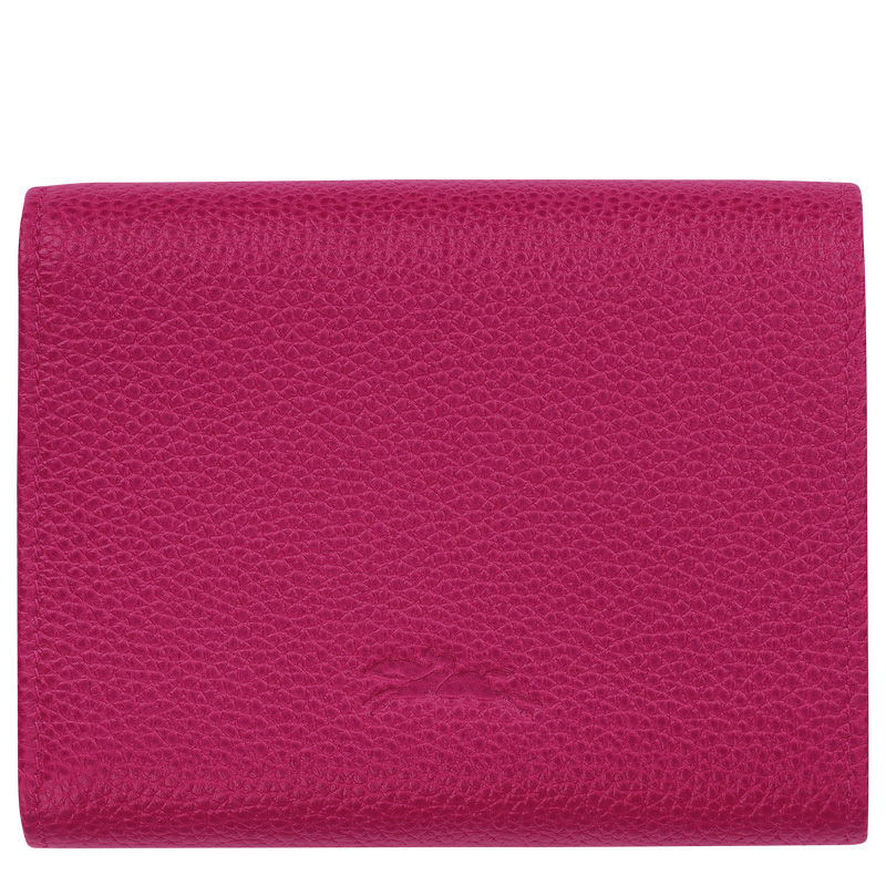 Carteiras Longchamp Le Foulonné Wallet Feminino Beetroot | LC-ODOM5999