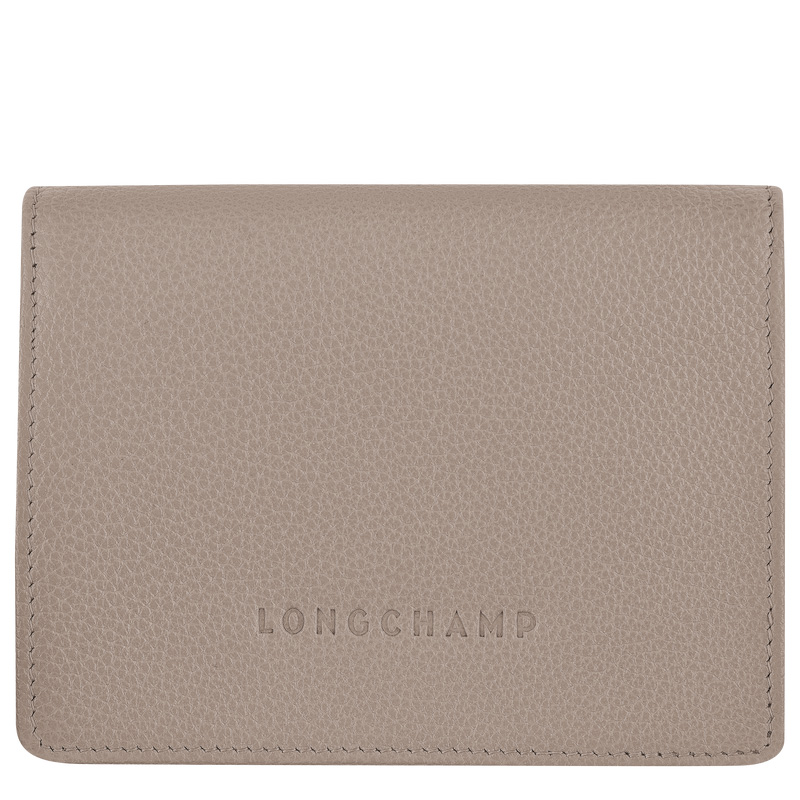 Carteiras Longchamp Le Foulonné Wallet Feminino Turtledove | LC-DWZW0463