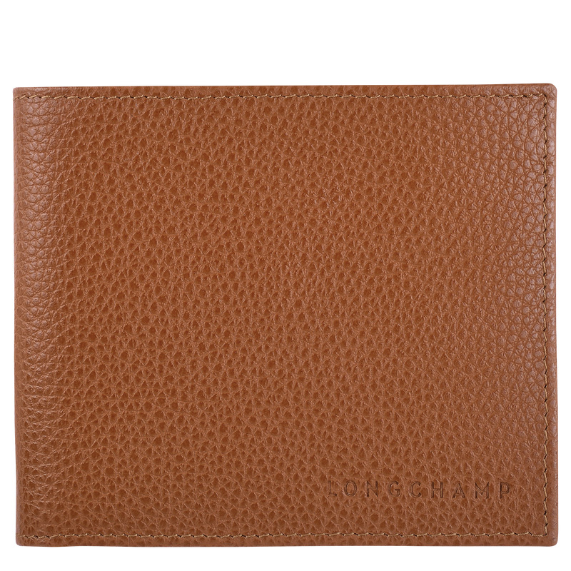 Carteiras Longchamp Le Foulonné Wallet Feminino Caramel | LC-VSIH7441