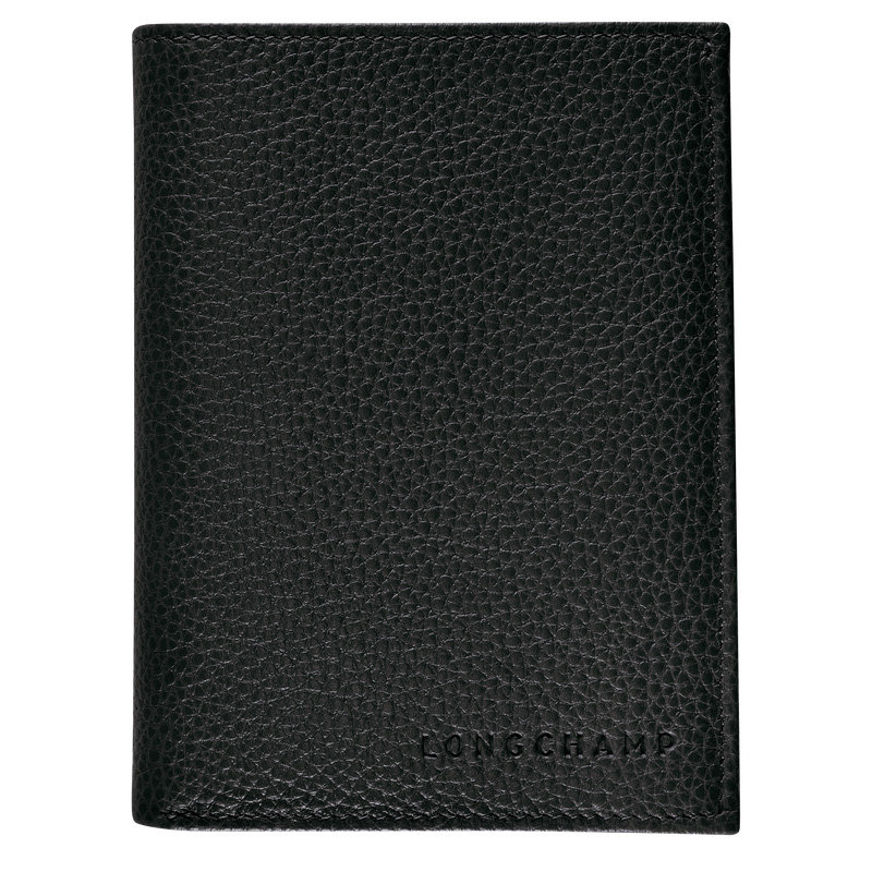 Carteiras Longchamp Le Foulonné Wallet Feminino Pretas | LC-IJLO3431