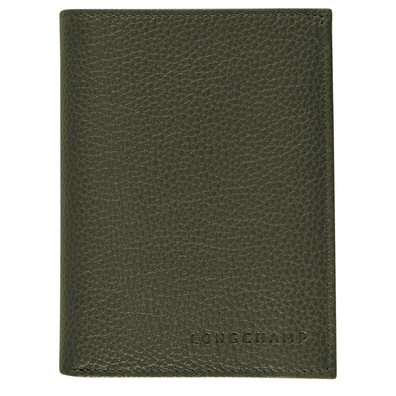 Carteiras Longchamp Le Foulonné Wallet Feminino Caqui | LC-EFUZ5765