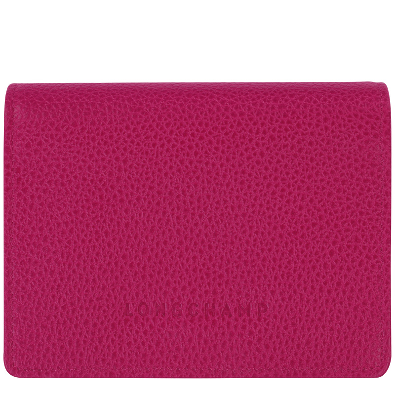 Carteiras Longchamp Le Foulonné Wallet Masculino Beetroot | LC-KMPU7156