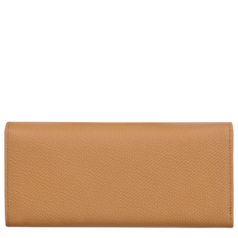 Carteiras Longchamp Le Roseau Flap wallet Feminino Walnut | LC-AOAQ9430