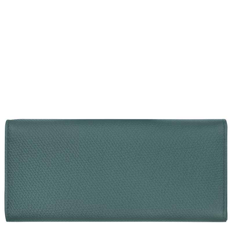 Carteiras Longchamp Le Roseau Flap wallet Feminino Cedar | LC-PMIC3347