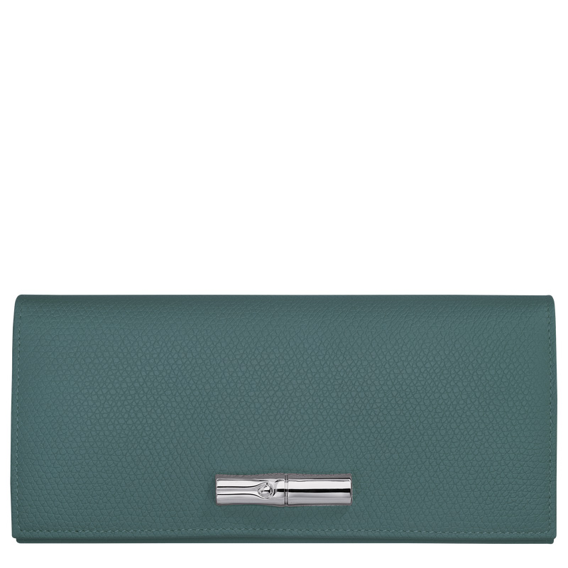 Carteiras Longchamp Le Roseau Flap wallet Feminino Cedar | LC-PMIC3347