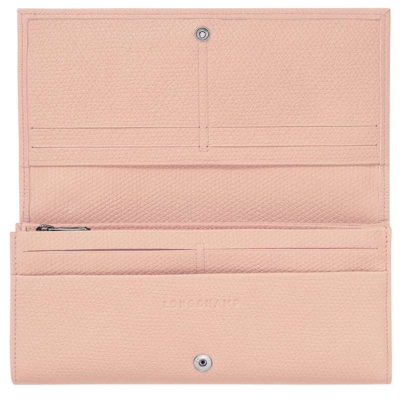 Carteiras Longchamp Le Roseau Flap wallet Feminino Ballerina | LC-XYAG3708