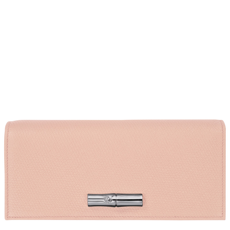 Carteiras Longchamp Le Roseau Flap wallet Feminino Ballerina | LC-XYAG3708