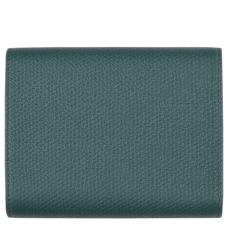 Carteiras Longchamp Le Roseau Wallet Feminino Cedar | LC-HUSM5270