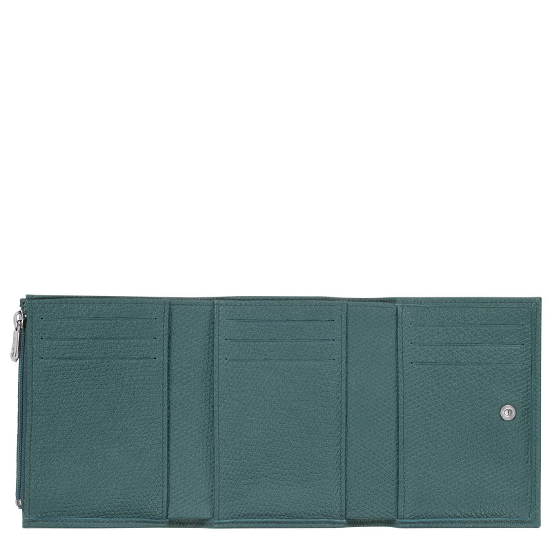 Carteiras Longchamp Le Roseau Wallet Feminino Cedar | LC-HUSM5270