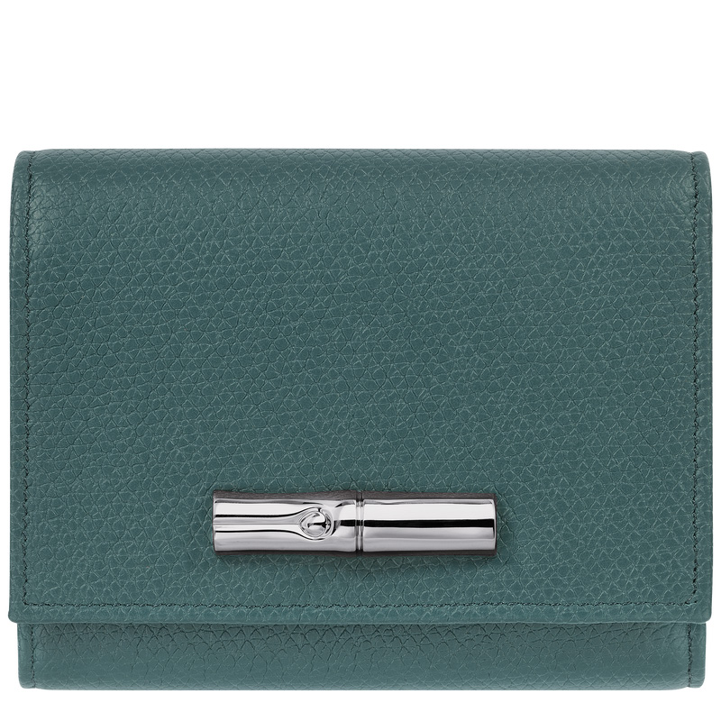 Carteiras Longchamp Le Roseau Wallet Feminino Cedar | LC-HUSM5270