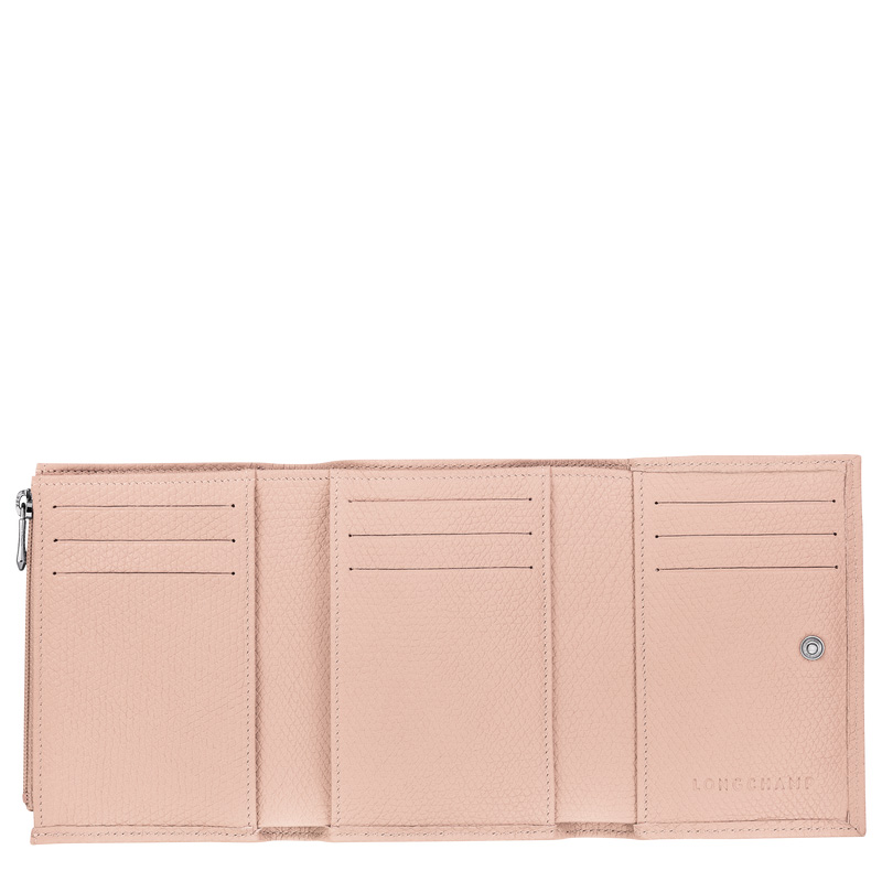 Carteiras Longchamp Le Roseau Wallet Feminino Ballerina | LC-SFFK1166