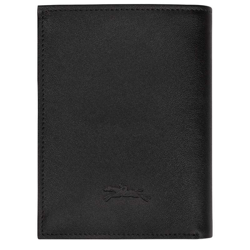 Carteiras Longchamp sur Seine Wallet Masculino Pretas | LC-PROL7565