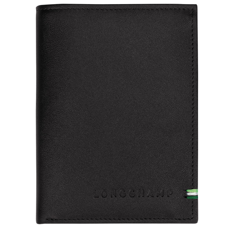 Carteiras Longchamp sur Seine Wallet Masculino Pretas | LC-PROL7565