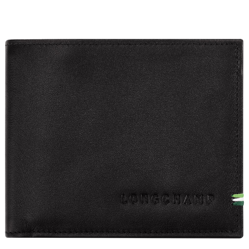 Carteiras Longchamp sur Seine Wallet Masculino Pretas | LC-BDBV3269