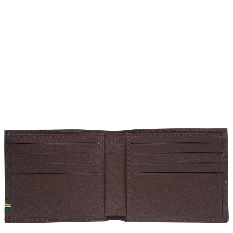 Carteiras Longchamp sur Seine Wallet Masculino Mocha | LC-XQHE1077