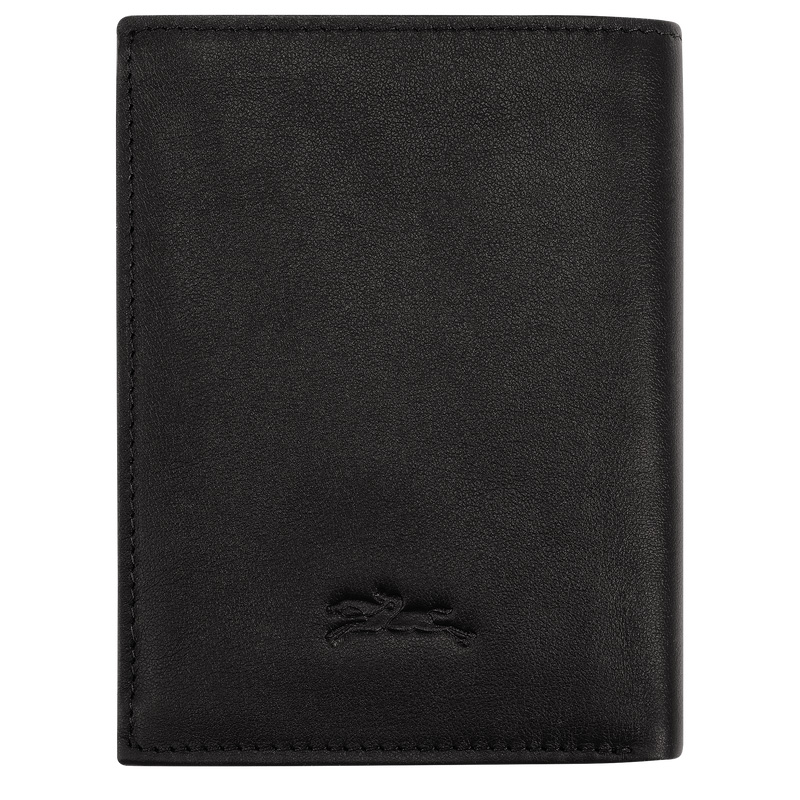 Carteiras Longchamp sur Seine Wallet Masculino Pretas | LC-HSWT7395