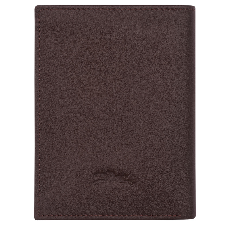 Carteiras Longchamp sur Seine Wallet Masculino Mocha | LC-NOMF2365