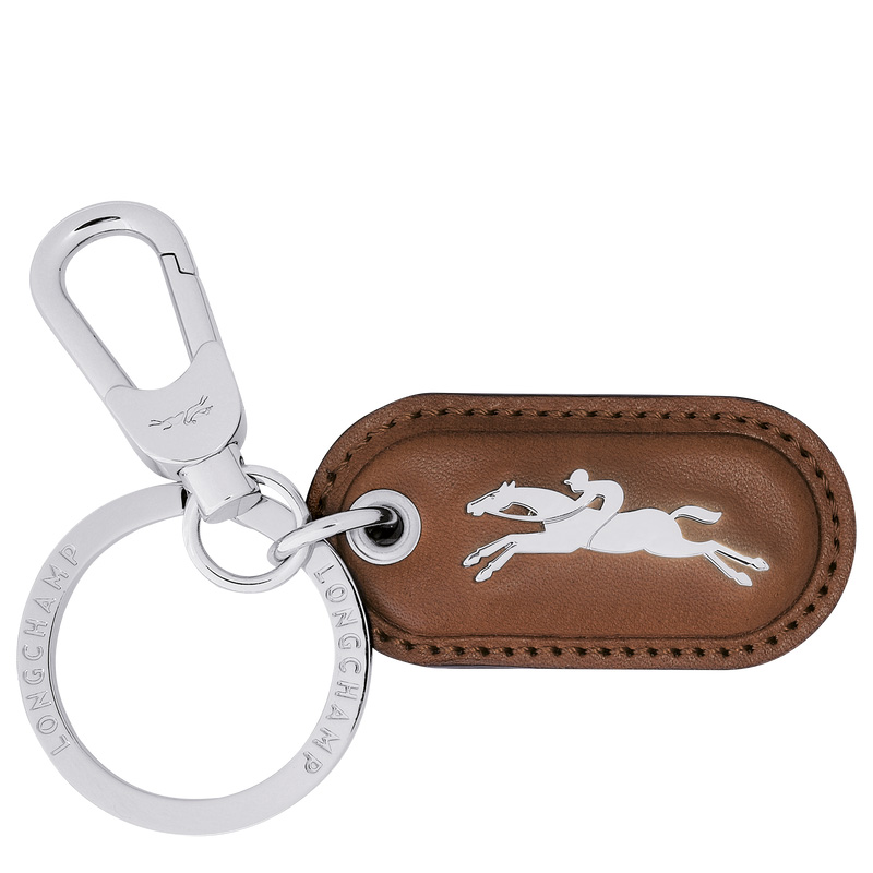 Chaveiro Longchamp Le Roseau Key ring Feminino Cognac | LC-CXGT9006