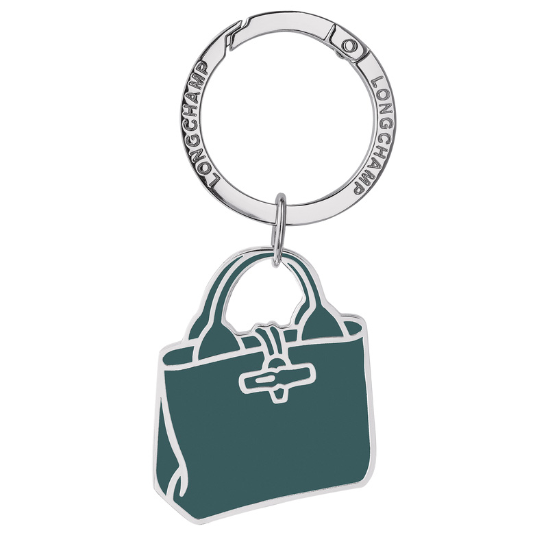 Chaveiro Longchamp Le Roseau Keyring Feminino Cedar | LC-TWMM4573