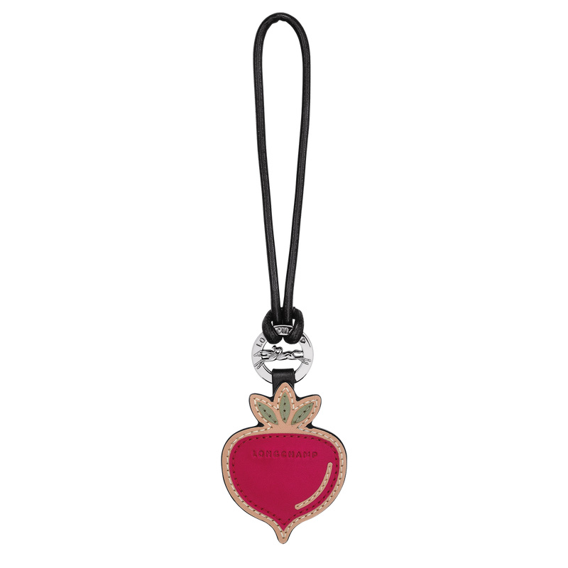 Chaveiro Longchamp Longcharm Keyring Masculino Beetroot | LC-GUEU7460