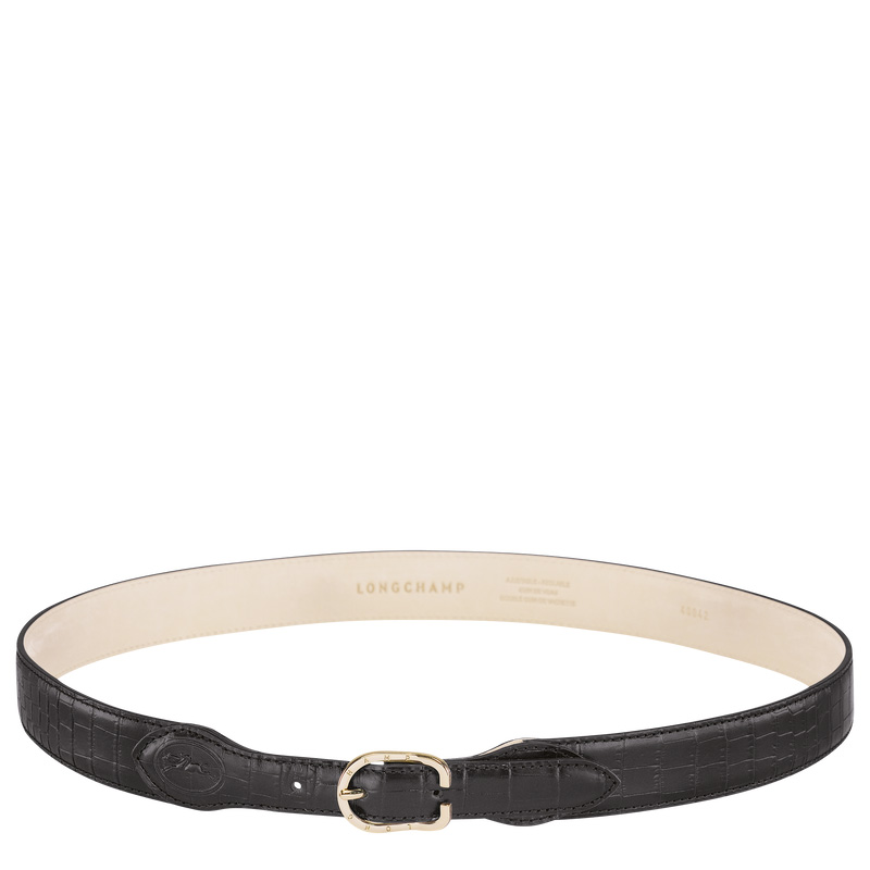 Cintos Longchamp 1980 Ladies\' Belt Feminino Pretas | LC-QQOL3440