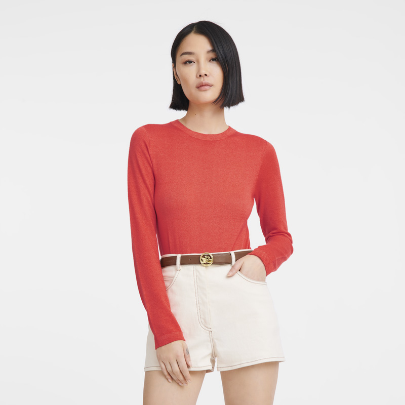 Cintos Longchamp Box-Trot Ladies' belt Feminino Cognac | LC-XLRE6379