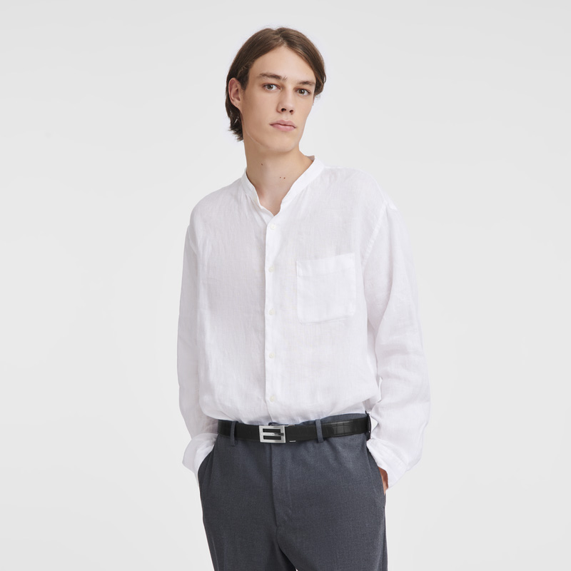 Cintos Longchamp Delta Box Men's belt Masculino Pretas | LC-UUCA0094