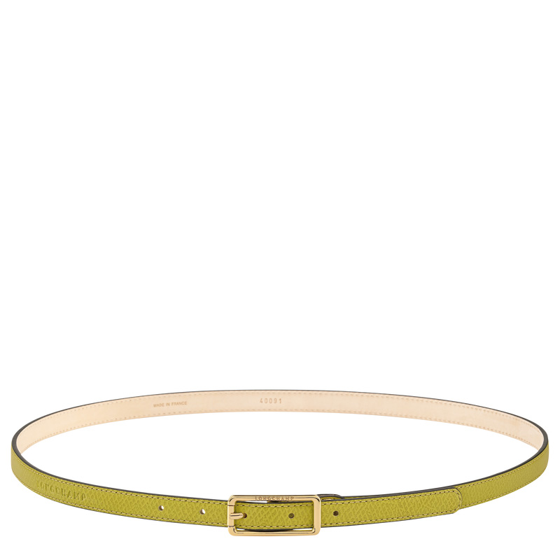 Cintos Longchamp Épure Ladies' belt Feminino Verdes | LC-VYDP8482