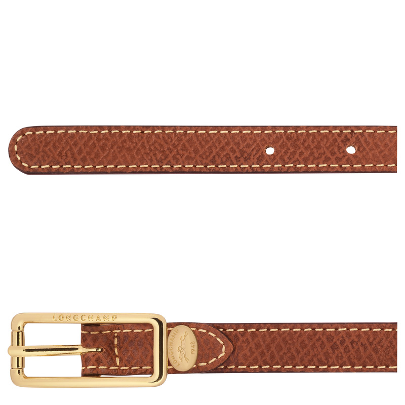 Cintos Longchamp Épure Ladies' belt Feminino Marrom | LC-CSNU3760