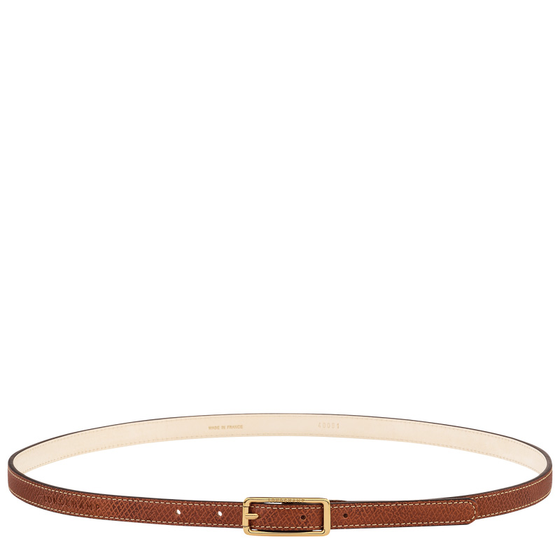 Cintos Longchamp Épure Ladies' belt Feminino Marrom | LC-CSNU3760