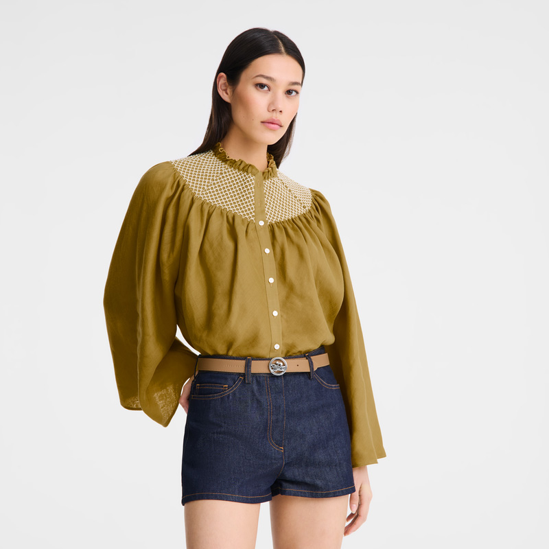 Cintos Longchamp La Médaille Ladies' belt Feminino Seed | LC-PAGT4221