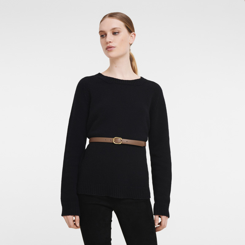 Cintos Longchamp Le Foulonné Ladies' belt Feminino Caramel | LC-WSSG4715