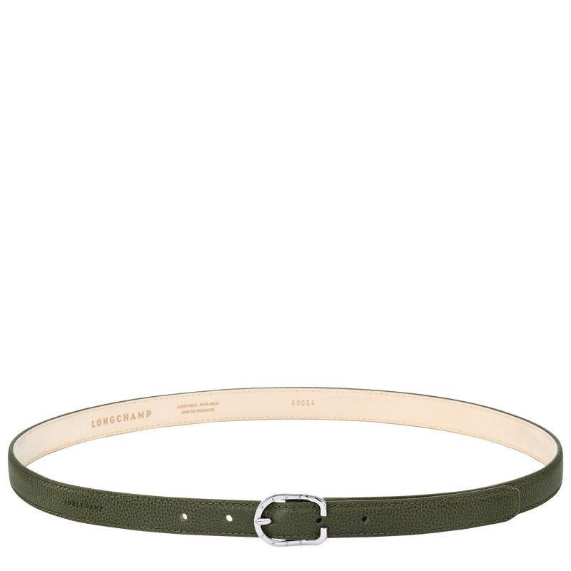 Cintos Longchamp Le Foulonné Ladies\' belt Feminino Caqui | LC-UCHT3540