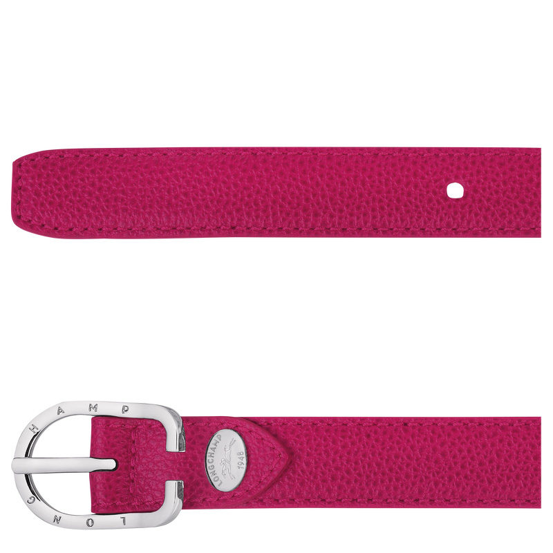 Cintos Longchamp Le Foulonné Ladies' belt Feminino Beetroot | LC-DUTF1168