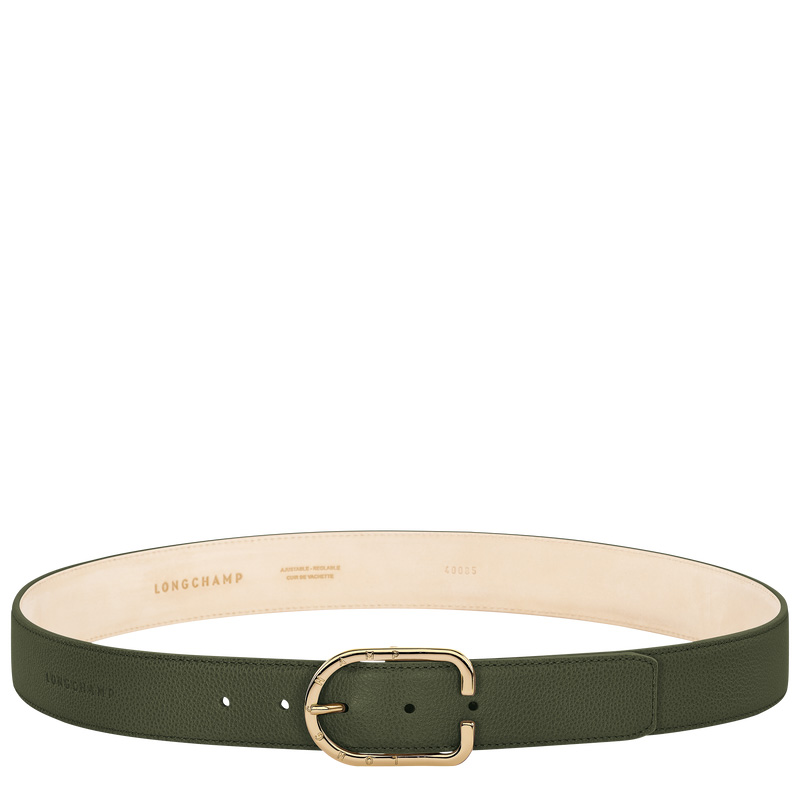Cintos Longchamp Le Foulonné Ladies\' belt Feminino Caqui | LC-WTVE9668