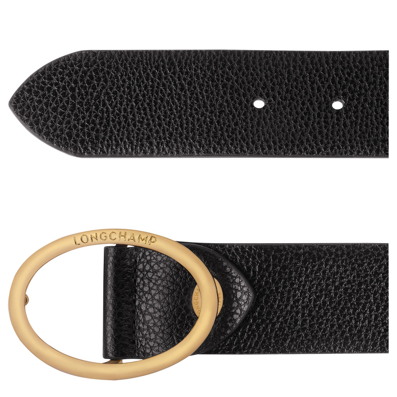 Cintos Longchamp Le Foulonné Ladies' belt Feminino Pretas | LC-QAGA2060