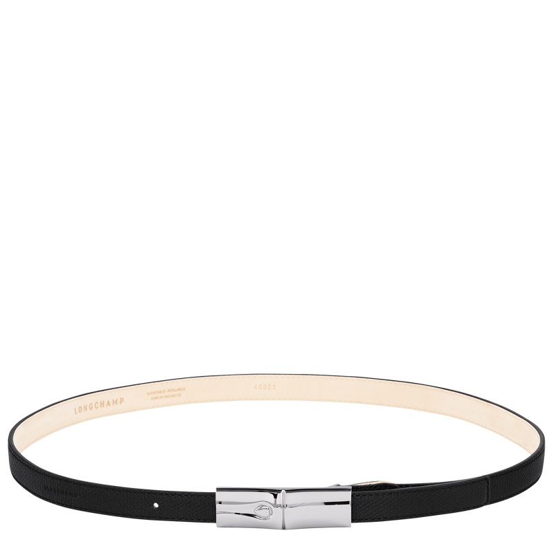 Cintos Longchamp Le Roseau Ladies' belt Feminino Pretas | LC-KUWS4025