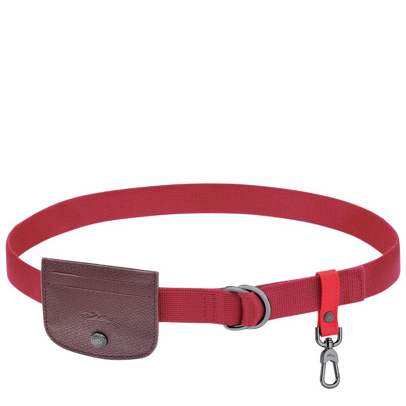 Cintos Longchamp Re-play Ceinture Ladies' belt Feminino Beetroot | LC-KAHS5399