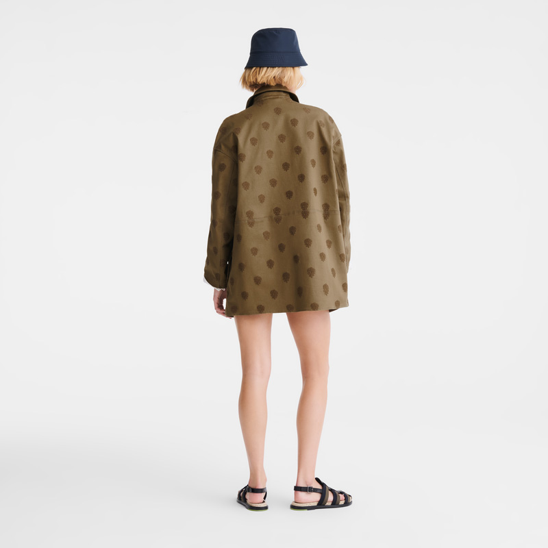 Jaquetas Longchamp Coat Feminino Artichoke | LC-FEEA9002