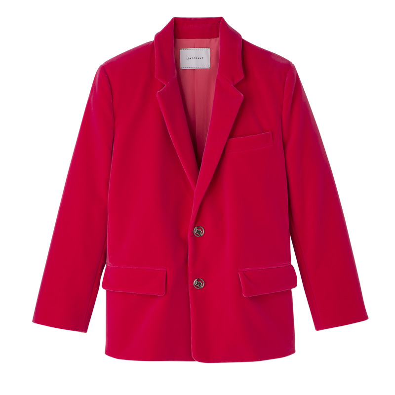 Jaquetas Longchamp Jacket Feminino Rosa | LC-REWH1666