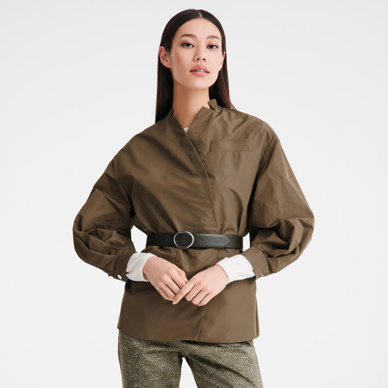 Jaquetas Longchamp Kimono jacket Feminino Artichoke | LC-JOSE7312
